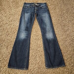 Silver Jeans Co Tuesday Jeans Womens 28/33 Denim Blue Embroidered